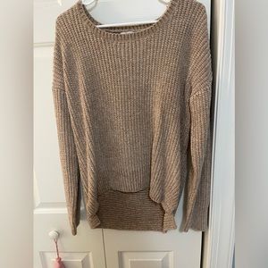 Brown Chenille Sweater, size L